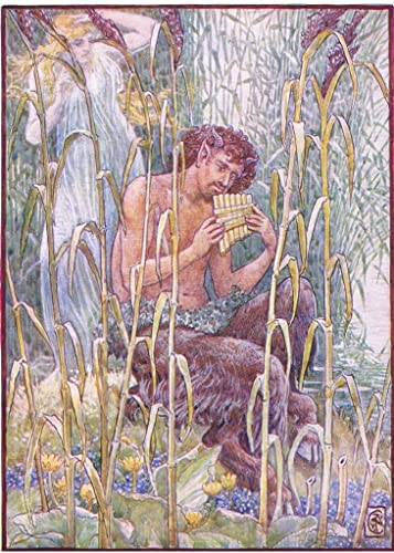 Peinture murale Walter Crane pour décoration salon élégante