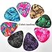 Guitar picks and pick Holder pick Case including 2 Pick holder keychain pcs Light Pick pcs Medium Pick,4pcs Heavy Pick