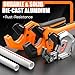 PINOZE PVC Pipe Cutter Cuts up to 2-1/2”, Aluminum Ratchet Pipe Cutter Tool Heavy-Duty for PVC, PPR, PE, PEX, Plastic Hoses & Plumbing Pipes, Fast Pipe Tube Cutters with Teflon Coated SK5 Blade