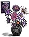Dark Sunflowers Building Set with Vase, Gothic Purple Flowers Van Gogh Sunflower for Home Decor, Compatible with Lego Sunflower Botanicals Collection for Adults, 1183 PCS
