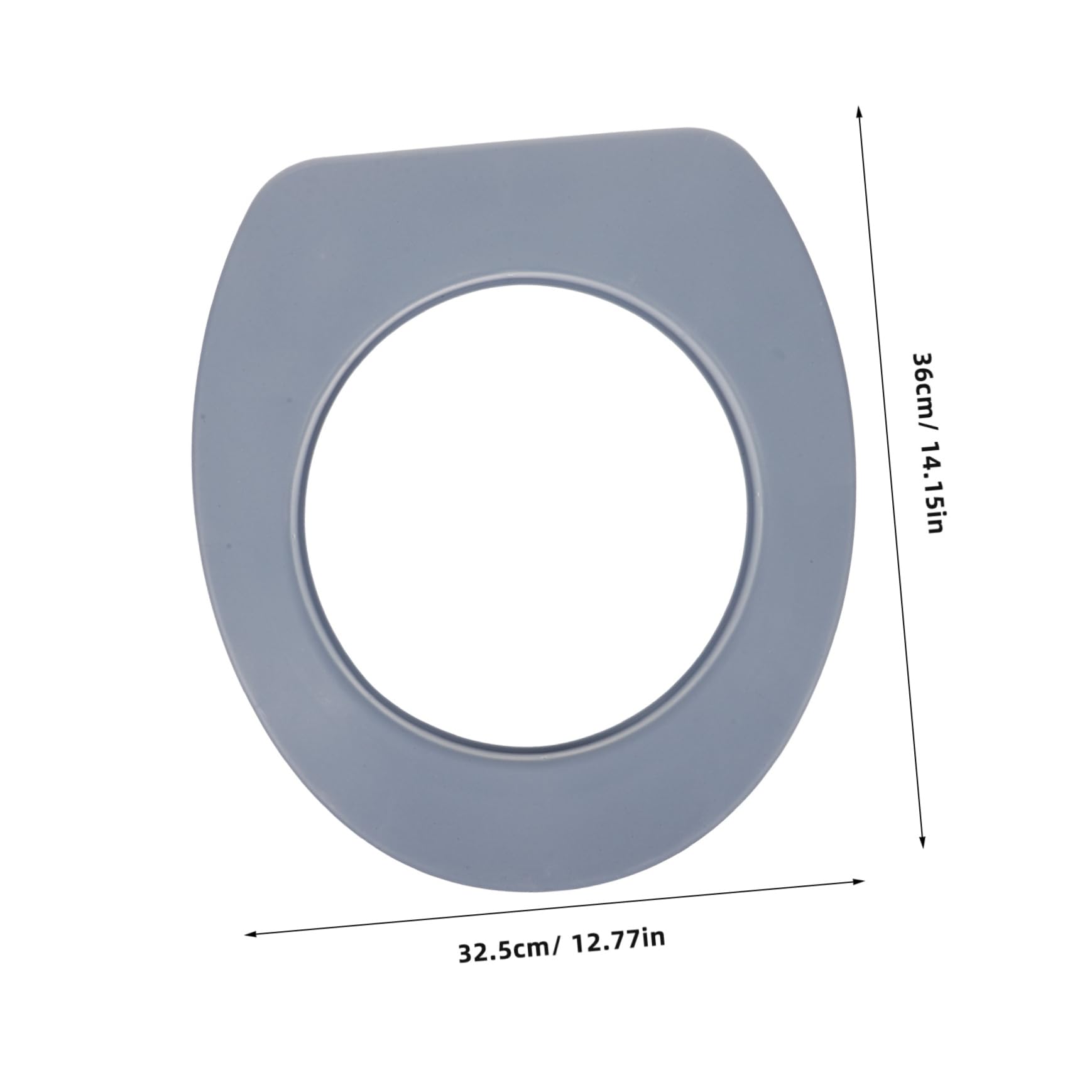 FOMIYES Soft Padded Toilet Seat Cover Cushion Pad Washable Toilet Seat Mat for Comfortable Bathroom Experience Fits Standard Toilets Easy to Clean and Maintain