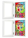 【Überragende Qualität】 Auswechselbare Kinder-Kunstrahmen, hergestellt aus einer strengen Auswahl von Hochglanz-Acryl und umweltfreundlichen MDF-Materialien, sind sturzfest, verschleißfest und langlebig.