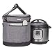 HOMEST 2 Compartments Carry Bag Compatible with 8 Quart Instant Pot, These Pressure Cooker Travel Tote Bag Have Accessory Pockets for Spoon, Measuring Cup, Steam Rack, Grey (Patent Design)