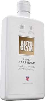 Autoglym Leather Care Balm, 500ml - Feeds and Protects Car Leather Upholstery and Motorcycle Leather, Beige & Odour Eliminator, 500ml - Car Air Fresheners Spray and Odour Eliminator