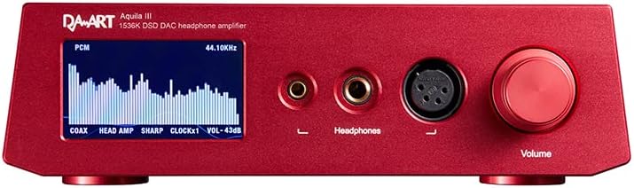 Fanmusic Yulong Aquila III AK4499EX Amplificador DAC hasta DSD1024 PCM1536kHz Preamplificador, amplificador de auriculares (rojo)