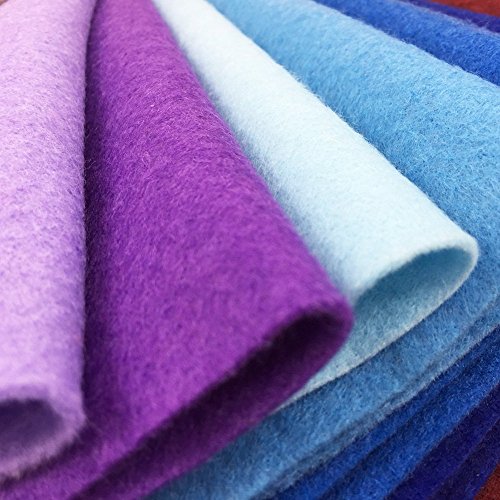 Flic-Flac WJCR-FB-BZ004 24Pcs Thick 1.4Mm Soft Felt Fabric Sheet Assorted Color Felt Pack Diy Craft Sewing Squares Nonwoven Patchwork thumb #5