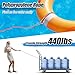 Water Floating Lifesaving Rope - Professional Throwing Rope Line, Pool Life Preserver Ring Rope, Durable Polypropylene Rope for Swimming Small Boating Kayak Inflatable Boat (Orange)