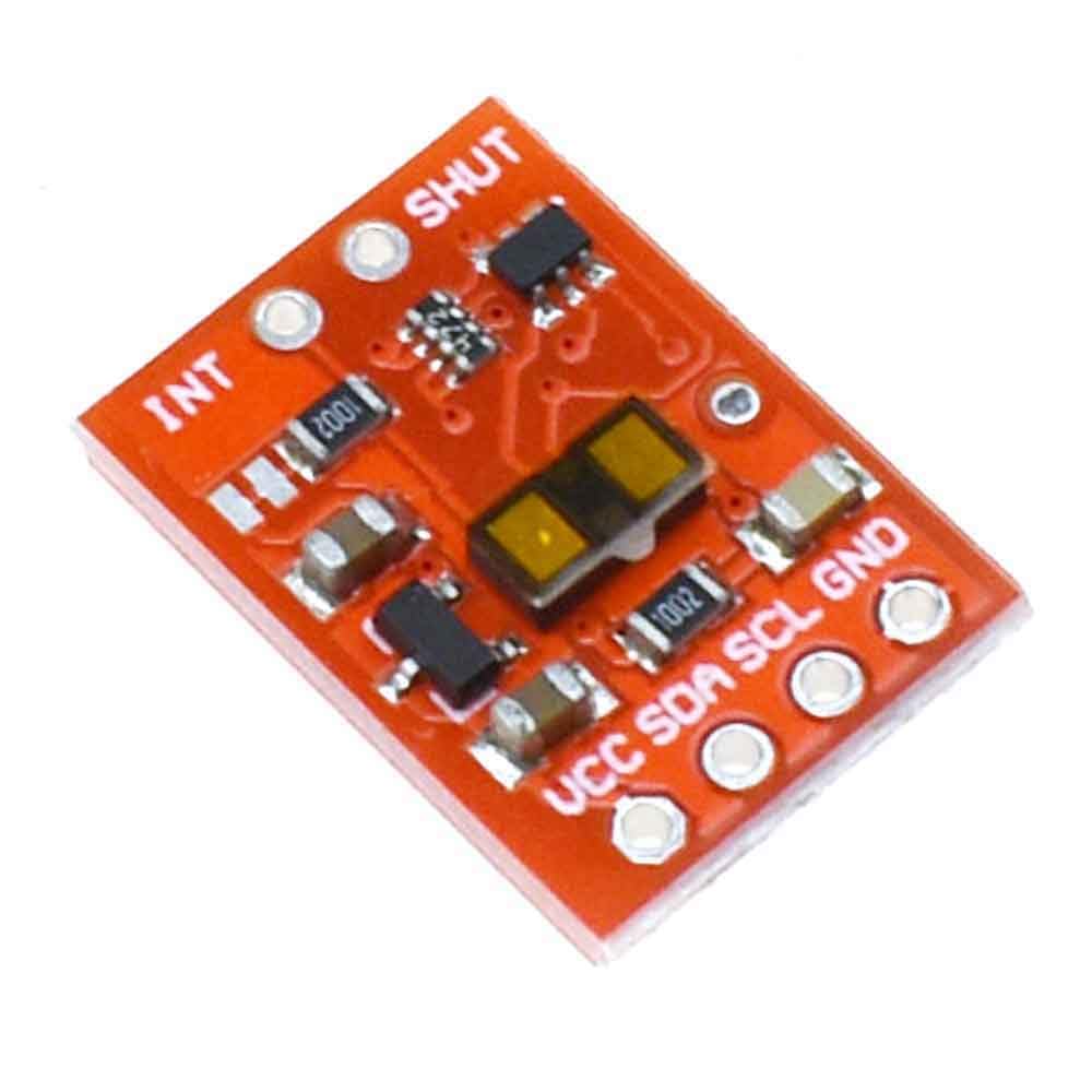 3pcs VL53L1X Ranging Time Sensor Module 3V-5V Distance 400cm Measurement Extension Board Module (3PCS VL53L1X red)