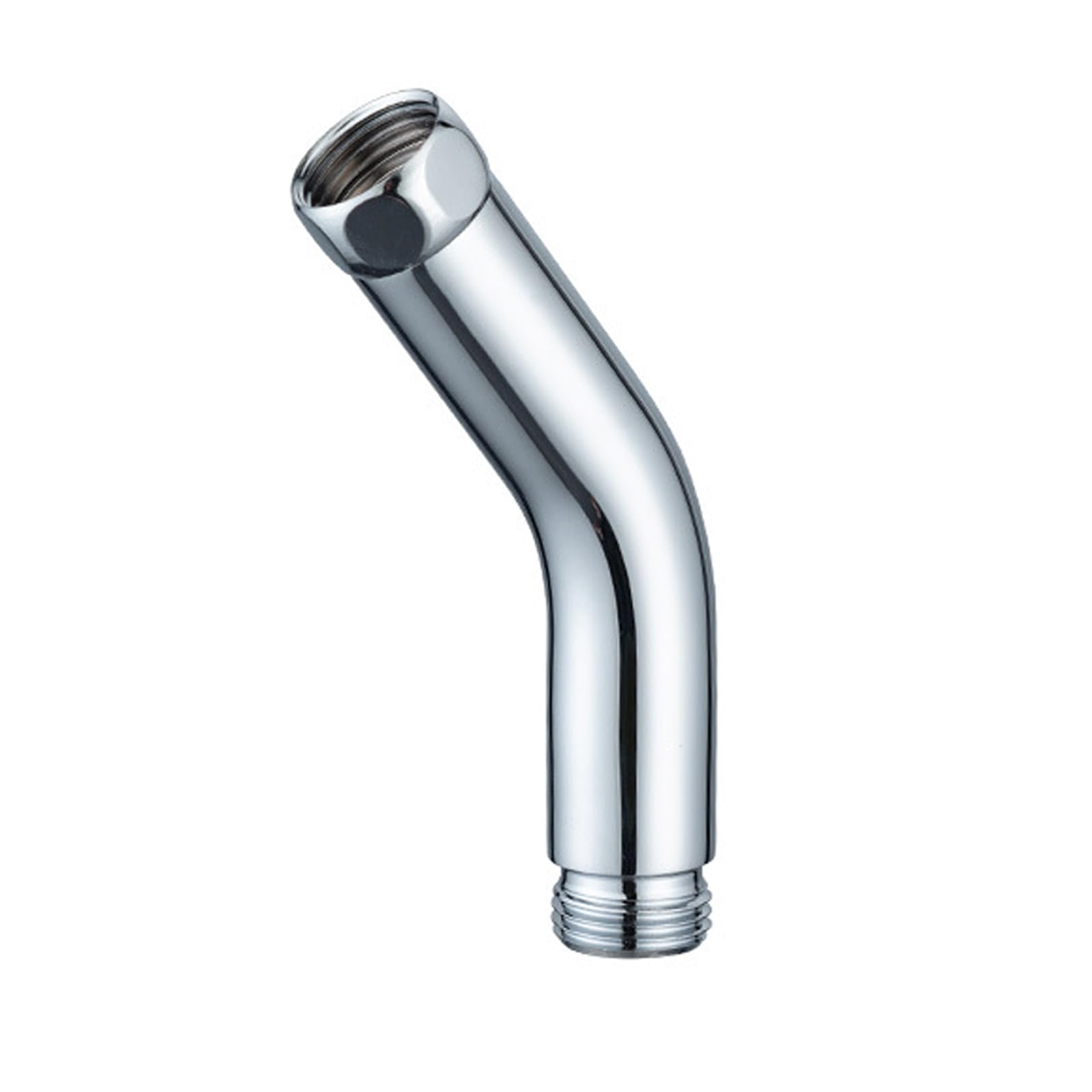 Stainless Steel Shower Elbow Adapter for Handheld Shower Head 45 Degree Connectors Chromes Finish Daily Use Handheld Head Connectors