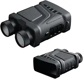 Dispositivo de visão noturna externo montado na cabeça binocular 1080P infravermelho de alta definição pode atirar em ambientes escuros