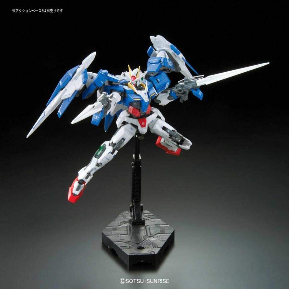 GUNDAM - Model Kit - Real Grade - GN-0000+GNR-010 OO Raiser - 13 CM : Figurine