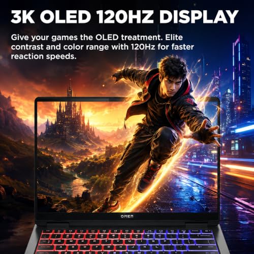 Image of HP OMEN Transcend AI Gaming Laptop 14.0 inch 120Hz OLED 2.8K Display