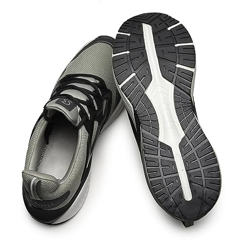 Image of SOLETHREADS Racer Athleisure Sneakers Shoes for Men | Lightweight |Trendy| High Ankle Shoes | Memory Foam Sole | Cushioned Insole | Slip-Resistance | Premium Sneakers Shoes for Men