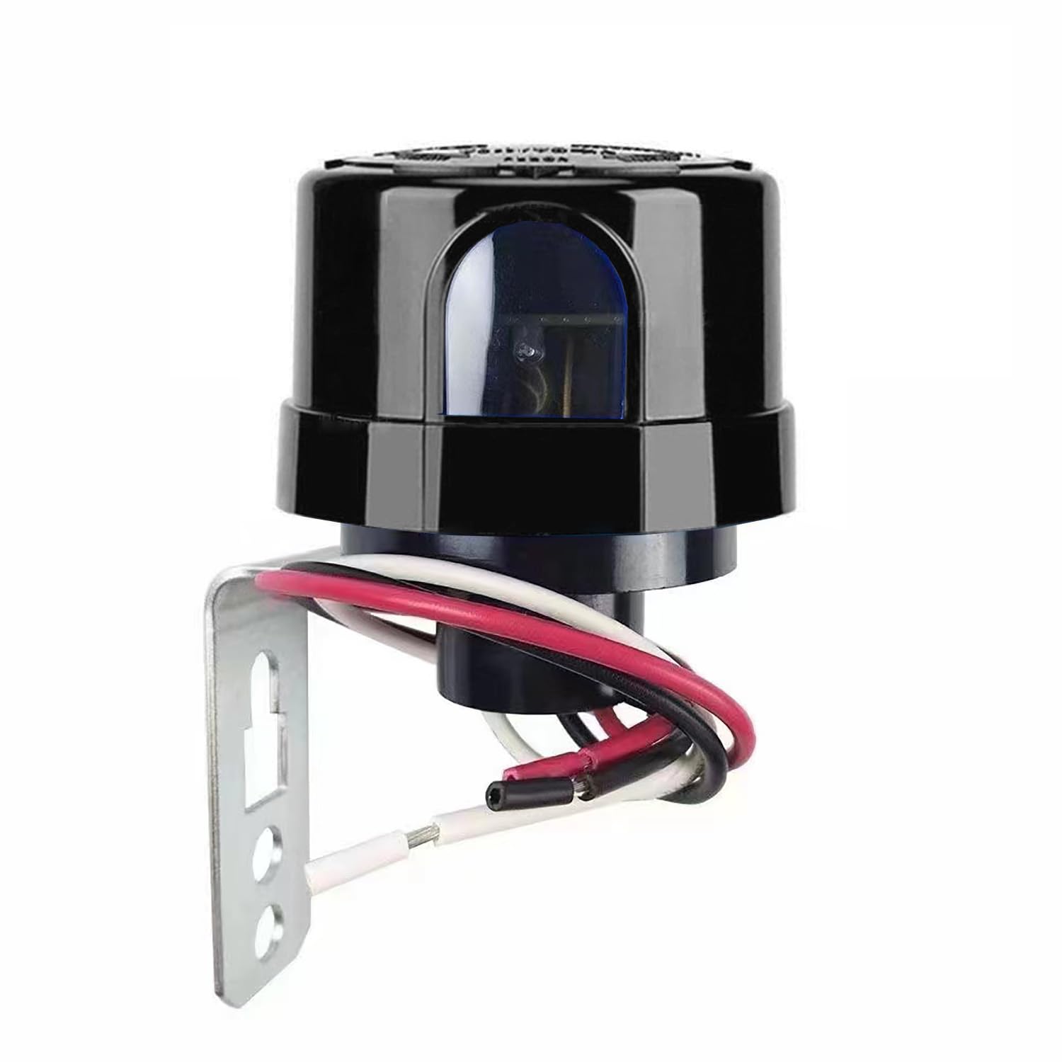 Meskliu Photocell Light Sensor,120-277V Dusk to Dawn Outdoor Photoelectric Light Control Switch,Hard-Wired Post Eye Light Control Sensor with