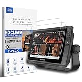 INNOSURE [2-PACK] Tempered Glass Screen Protector for Garmin EchoMAP Ultra 102SV 105SV 106SV, Ultra 2 102SV 105SV 106SV 10 Inch Fishfinder Touchscreen Accessories (HD Clear)