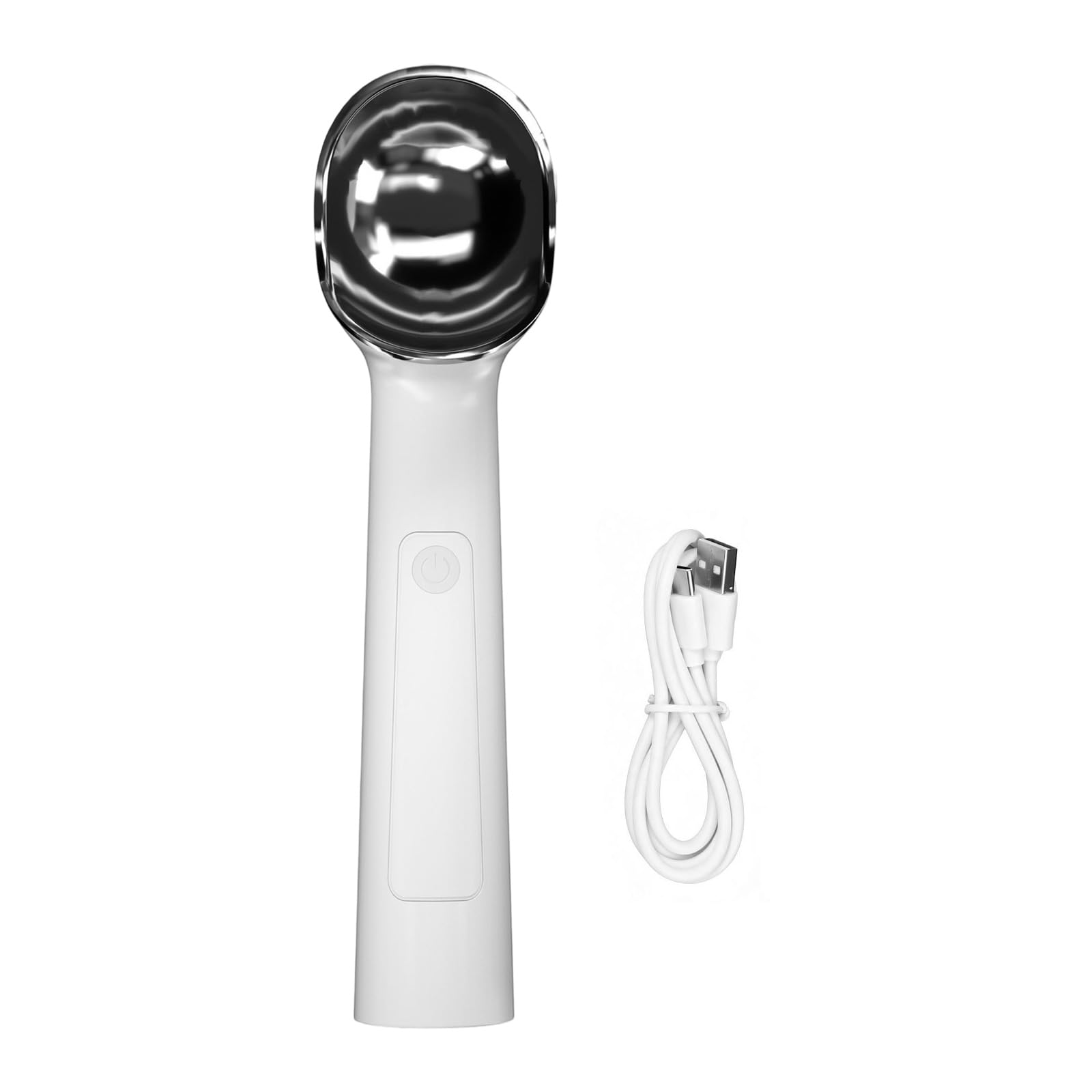 MALSSE Electric Ice Cream Scoops with Heated Head and LED Display for Easy Scooping of Hardened Ice Cream and Iced Treats LED Display Spoon
