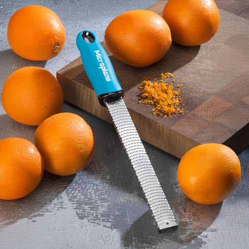 Image of Microplane Premium Classic Series Citrus Zester and Grater - Turquoise