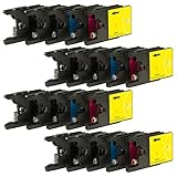 Schnellste Lieferung Ti-Sa Tintenpatronen kompatibel LC1220 LC1240 Patronen für Brother 8B/4C/4M/4Y