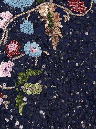 Adrianna Papell Women's Beaded Mermaid Long Dress3