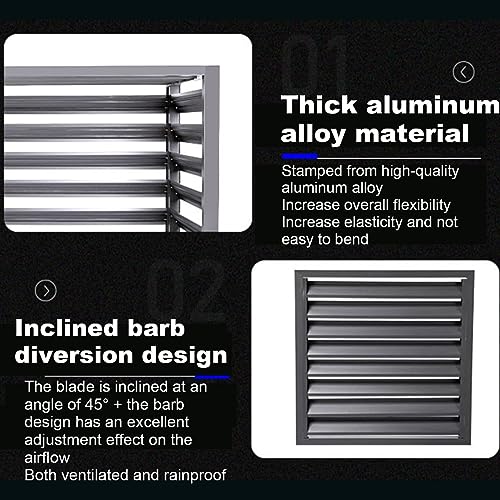 Valla para Aire Acondicionado de Aluminio Cubierta Protectora Externa y Antirrobo 5