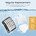 2 + 4 Pack Filters for Shark Vacuum Navigator Lift Away Filter Replacement ZU503AMZ NV350 NV351 NV352 NV355 NV356E NV357 NV360 NV370 UV440 UV540, Parts XFF350 XHF350