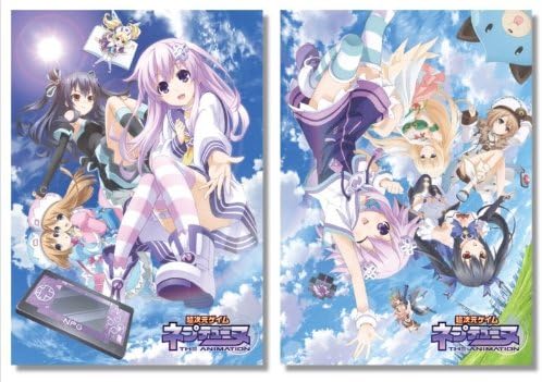 Hyperdimension Neptunia THE ANIMATION B3 Clear Poster Set