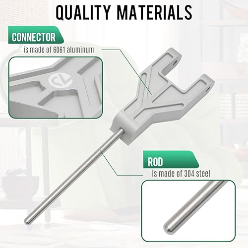 Miniatura 4 de motoparty Conector de palanca de metal para silla reclinable La-Z-BoyLazyboy Power Rocker de aluminio 6061 y acero inoxidable 304 plateado
