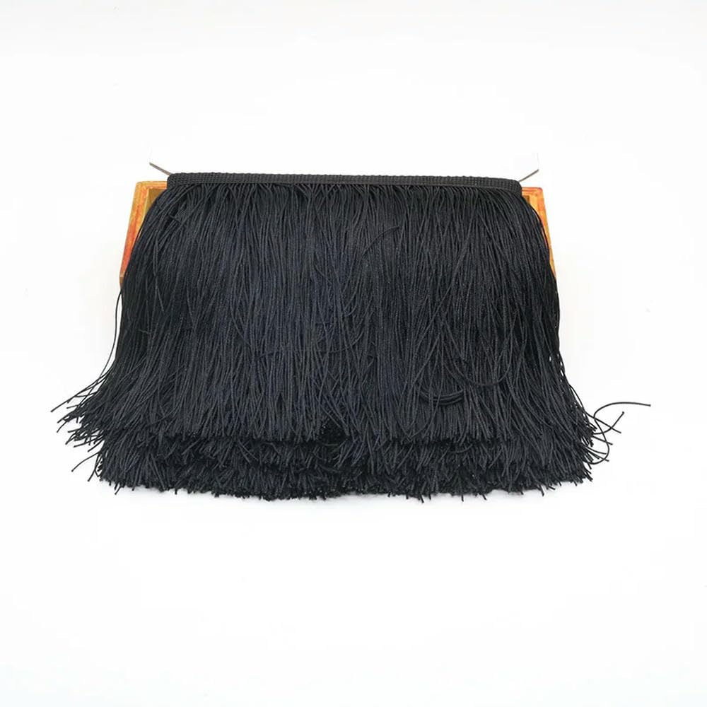 VIXDA 10 Yards 30cm Long Tassel Fringe Trim Lace Ribbon Tassels For Curtains Dresses Fringes For Sewing Trimmings Crafts