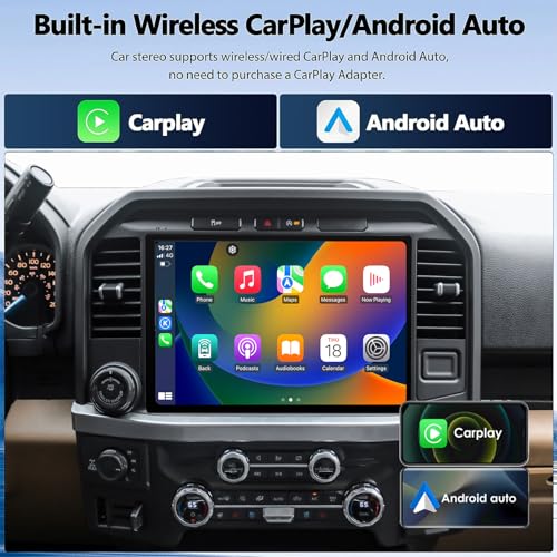 For Ford F150 2015-2021 Android Radio 13-Inch 1920*1200 2K HD Touch Screen Head Unit Wirless Carplay GPS Navigation Screen Upgrade Multimedia Player Android Auto Stereo with Bluetooth 5G WiFi 8G+128G - Image 5