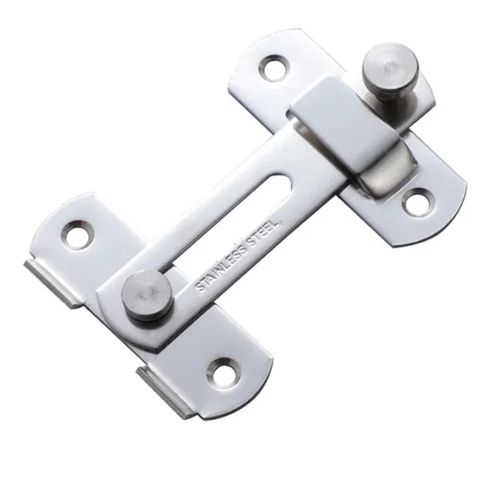 5 piezas de herrajes for muebles, tornillos hebilla puerta metal, cierre candado, pestillo ventana Para Puertas(Red,4 INCH)