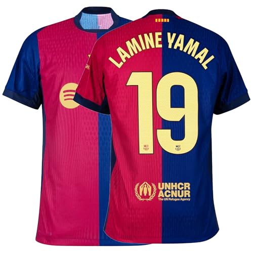 FC Barcelona LAMINE YAMAL 19番シャツ Nike Barcelona Home L/S Lamine Yamal 19 Jersey 2024-2025 (La
