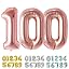 Ponmoo Foil Palloncini Numeri 20 Argento, Gigante Numero 0 1 2 3 4 5 6 7 8 9 10-19 20-29 30 40 50 60 70 80 90 100, Gonfiabili Pallone per Anniversario, Decorazione Feste di Compleanno Palloncino