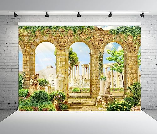 Fondo fotográfico de tela BELECO 5x3ft diseño Grecia miniatura 5
