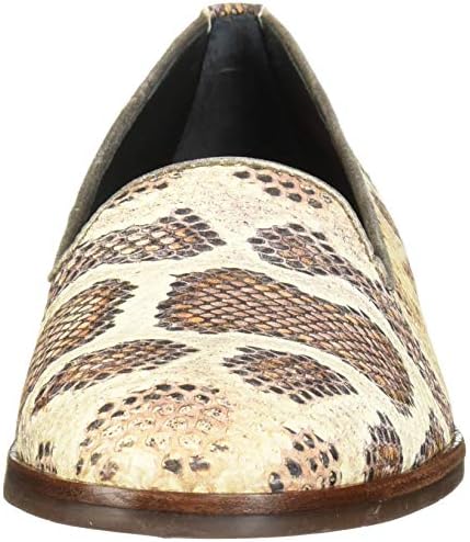 Marc Joseph New York Women's Leather Made in Brazil Columbus Circle Loafer, Desert Snake, 6 M US | Image 1