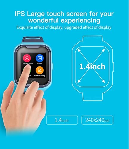 Relógio SmartWatch Infantil Com Chamadas de Video 4G + Wi-fi GPS e Chip SimCard da Lefal Cold A36 na Cor (AZUL) - Imagem 9