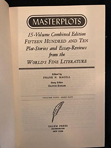 Masterplots, Vol. 9 Mari-Nati B000RSJUZQ Book Cover