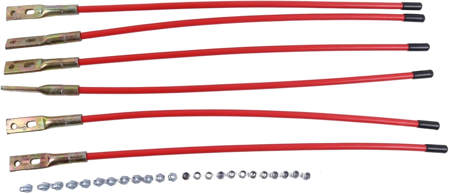 6X 27'' Snow Plow Guide Stick Markers Set 62265 B61049 Compatible with Snow Way 96106696 for Boss MSC01870 BAX005 for Western 62265 for Buyers 1308200