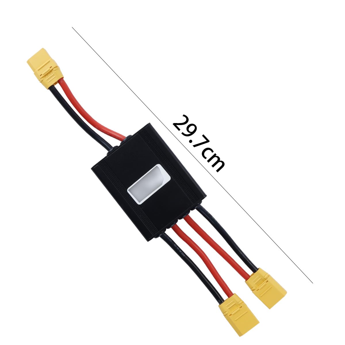 Ausi Ebike-Doppelbatterie-Adaptermodul, 20 V bis 72 V, 100 A, Doppelbatterie-Entladekonverter zum Austausch