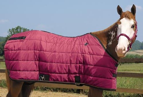 Weaver Heavyweight Winter Horse Stable Blanket (400 grams) - Size:68" Color:Burg