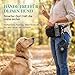 HUND IST KÖNIG Leckerlitasche für Hunde Leckerlis & Hundezubehör - Robuste Bauchtasche Hund - Futterbeutel Hunde mit Kotbeutelspender, Handyfach & Gurt für Flexileine