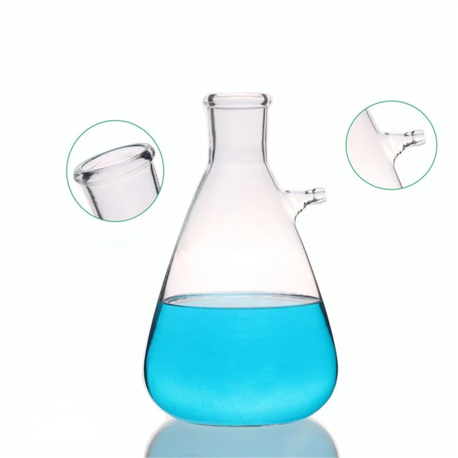 Botella con filtro de succión de 500 ml + Embudo de 100 mm + Tapón for orificio + Manguera