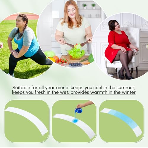 Neer Tummy Liners for Sweat White Thin Cotton Fabric Belly Sweat Liners Plus Size Belly Pads for Skin4