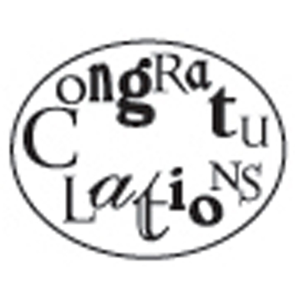 Manuscript Resin Seal Congratulations Purple Wax and Seal Set