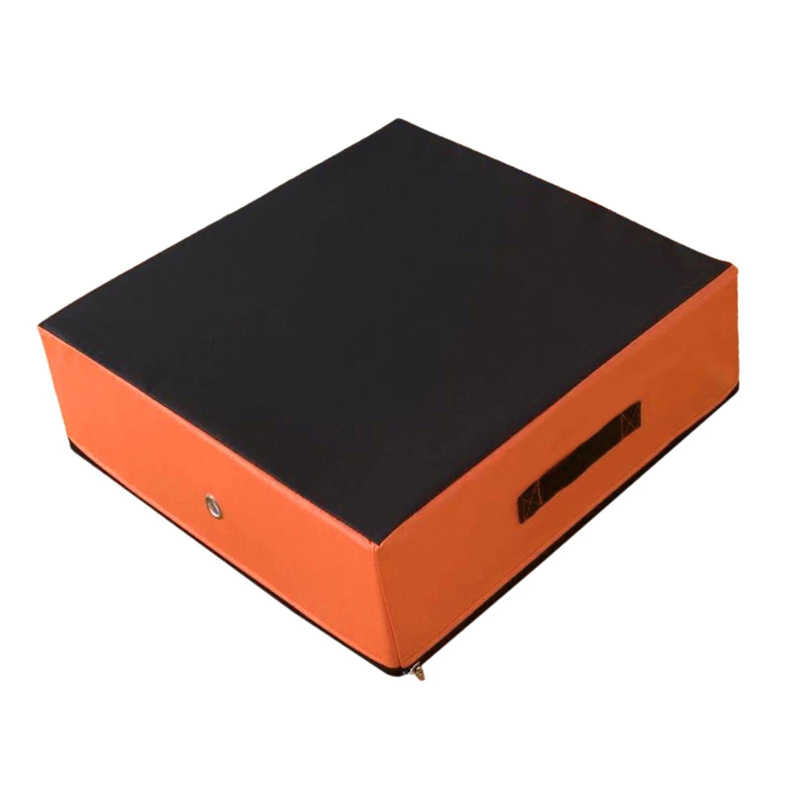 Colchoneta de Aterrizaje para Levantamiento de Pesas, Ideal para Halterofilia Y Barras. Accesorios Deportivos para Equipos de Protección, Naranja, Individual