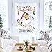 Decalplanet Noël Autocollants Flocon de Neige Noel Sticker Fenetre Vitrine Noel Merry Christmas Stickers Muraux Amovible Maison Décoration Murale