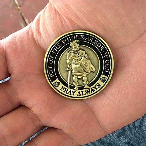 armor of god challenge coinprayer coin collector39s medallion