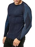 jersey cashmere hombre el corte ingles Tipo de tejido: tejido fino Redbridge Pulóver de Punto para Hombres Jersey Acanalado Suéter Dlim Fit Design Diamond Azul M