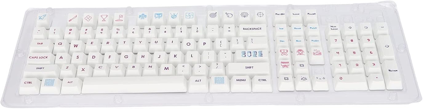 Keyboard Keycaps 108 Keys PBT Material OEM Keycaps Dye Sublimation Computer Accessories