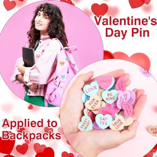 Image of Ceenna 100 Pcs Enamel Pins Bulk Lapel Pins Brooches Decoration Gift for Backpack Clothes Women Mothers Teachers Nurse