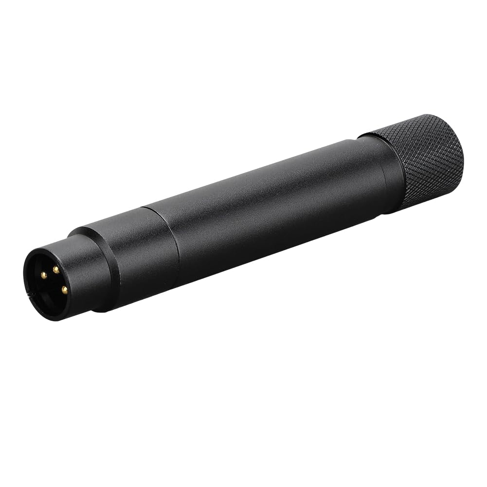 48V Phantom Power XLR-Adapter 1,5V auf 48V Phantomversorgung Mini-Instrumenten-Kondensatormikrofon-Adapter 3-Polig